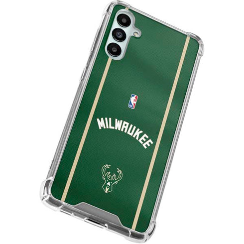 NBA Milwaukee Bucks Jersey Galaxy A15 5G Clear Case